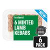 Iceland 6 Minted Lamb Kebabs 300g