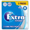 Extra Peppermint Chewing Gum Sugar Free Multipack 3 x 9 Pieces