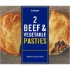 Iceland 2 Beef and Vegetable Pasties 360g