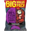 Iceland Made with 100% Fish Fillets Strips Tandoori 800g