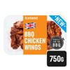 Iceland Fresh British BBQ Chicken Wings 750g