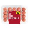 Iceland 20 Beef Meatballs 375g