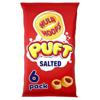 Hula Hoops Puft Salted 6X15g