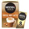 Nescafe Gold Toffee Nut Latte 8 Sachet 156G