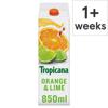 Tropicana Orange & Lime Juice 850Ml