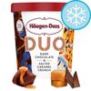 Haagen Dazs Dark Chocolate & Salted Caramel Crunch Duo Ice Cream 420Ml