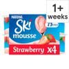 Ski Fruit Mousse Strawberry & Strawberry 4X60g