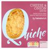Sainsbury's Cheese & Onion Quiche 400g