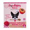 PawBakes Bakies Doggie Cupcake Baking Kit, Peanut Butter with Icing Treat