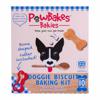 PawBakes Bakies Doggie Biscuit Baking Kit, Peanut Butter & Honey Dog Treat