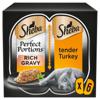 Sheba Perfect Portions With Turkey Chunks In Gravy