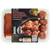 Sainsbury's Just Cook Beef Meatballs with Tomato Sauce & Parmesan 550g (Serves 2)