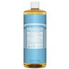 Dr. Bronner's Unscented Organic Baby Castile Liquid Soap 