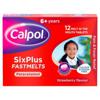 Calpol 6+ Years Sugar Free Strawberry Fastmelts Paracetemol