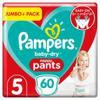 Pampers Baby-Dry Nappy Pants Size 5 Pants Jumbo + Pack