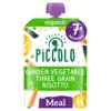 Piccolo Organic Garden Vegetables Three Grain Risotto with Cheese 7+ Months