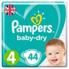 Pampers Baby-Dry Nappies Size 4 