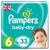 Pampers Baby-Dry Nappies Size 6 13-18kg Essential Pack 