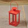 Morrisons Small Red Square Tea Light Holder