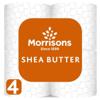 Morrisons Shea Butter Toilet Tissue 4 Roll