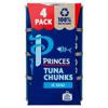 Princes Tuna Chunks in Brine 4x145g (4x112g*)