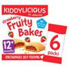 Kiddylicious Strawberry Fruity Bakes 6 x 22g (132g)
