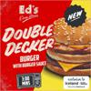 Ed's Diner Double Decker Burger with Burger Sauce 204g