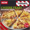 TGI Fridays Cheese Feast Sharing Pizza 470g
