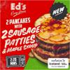 Ed's Diner 2 Pancakes with 2 Sausage Patties and Maple Syrup 180g