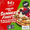 Ed's Diner 3 Pancakes with Summer Fruits and White Chocolate Flavoured Sauce 180g