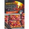 Iceland Wood Fired Stonebaked Sharing Pizza BBQ Chicken and Bacon 661g