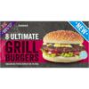 Iceland 8 100% British Ultimate Grill Burgers 454g