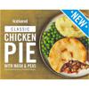 Iceland Chicken Pie with Mash and Peas 360g