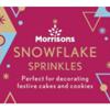 Morrisons Christmas Snowflake Mix Sprinkles