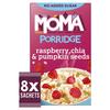 Moma Jumbo Porridge Raspberry Chia & Pumpkin Seeds 8X35g
