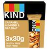 Kind Caramel Almond & Sea Salt Nut Bars 3X30g