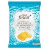 Tesco Finest Sea Salt & Chardonnay Vinegar Crinkle Cut Crisps 150G