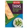 Ryvita Thins Rosemary & Sea Salt Flatbreads 125G