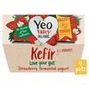 Yeo Valley Organic Kefir Strawberry Yogurt 4x100g