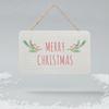 Morrisons Wooden Foliage Merry Christmas Sign