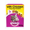 Whiskas Adult Complete Dry Cat Food Biscuits Chicken 