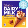 Cadburys Cadbury Dairy Milk Caramel Ice Cream 4 X 100Ml