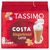 Tassimo Costa Gingerbread Latte 6 Coffee Pods 203.4G