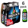 Becks Blue Alcohol Free Lager 6X275ml