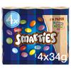 Smarties Chocolate Multipack 4 X 34G