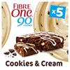 Fibre One Cookies & Cream Drizzle Squares 5X24g