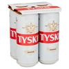 Tyskie Lager Beer 4 X 500Ml