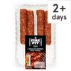 Tesco Fire Pit 4 Mexican Inspired Beef Kebabs 300G