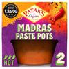 Pataks Madras Paste Pots 2X70g