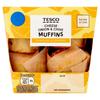 Tesco Cheese Onion & Chive Muffins 150G